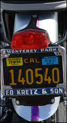 license plate